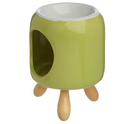 Eden Cylindrical Ceramic Oil Burner with Feet - Gift Arch