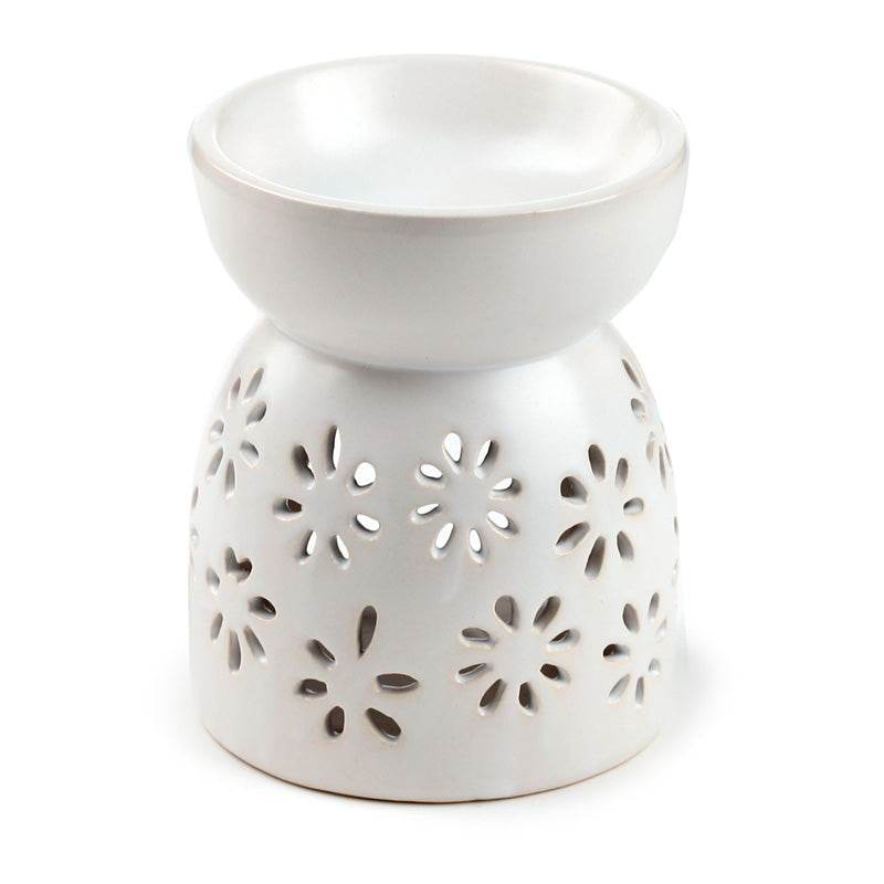 Eden Daisy Cut Out Ceramic Oil & Wax Melt Burner - Gift Arch