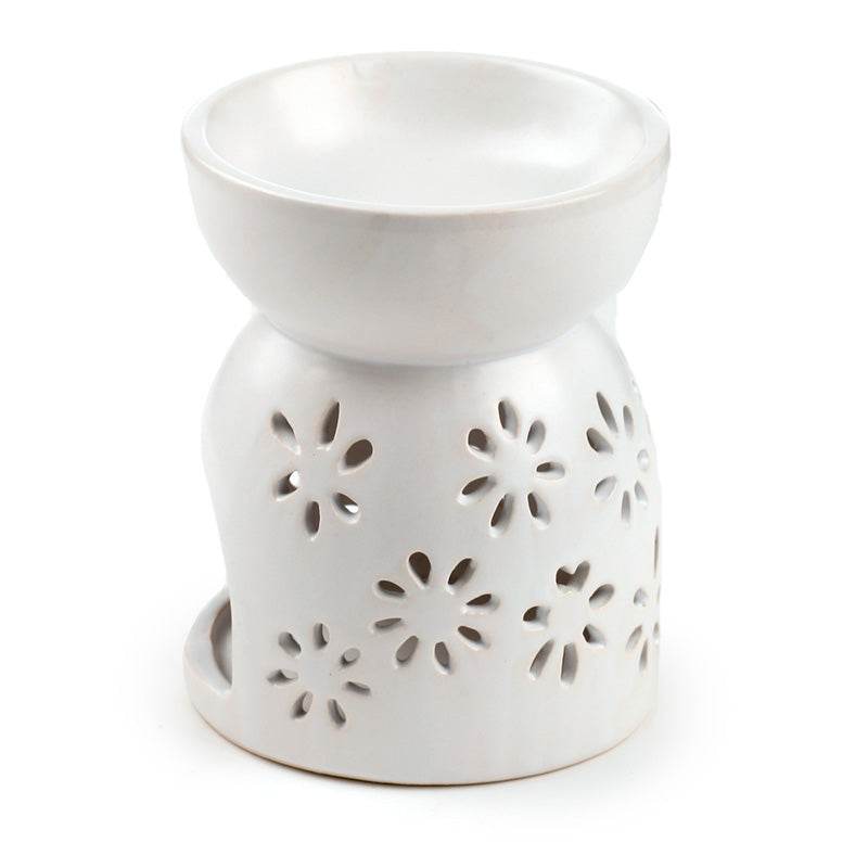 Eden Daisy Cut Out Ceramic Oil & Wax Melt Burner - Gift Arch