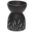 Eden Grass Design Black Ceramic Oil & Wax Melt Burner - Gift Arch