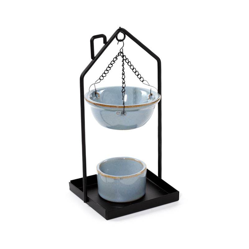 Eden Hanging Oil Burner with House Shaped Stand - Gift Arch