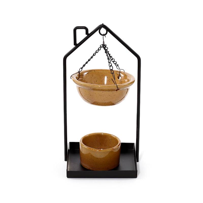 Eden Hanging Oil Burner with House Shaped Stand - Gift Arch