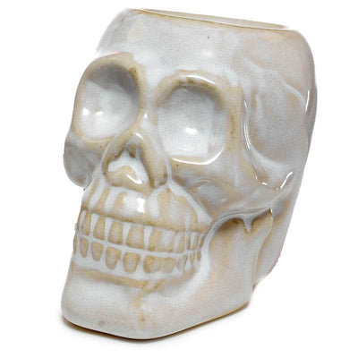 Eden Mini Ceramic Skull Oil Burner - Gift Arch