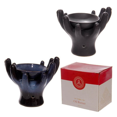 Eden Open Hands Ceramic Oil Burner - Gift Arch
