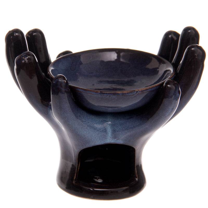 Eden Open Hands Ceramic Oil Burner - Gift Arch