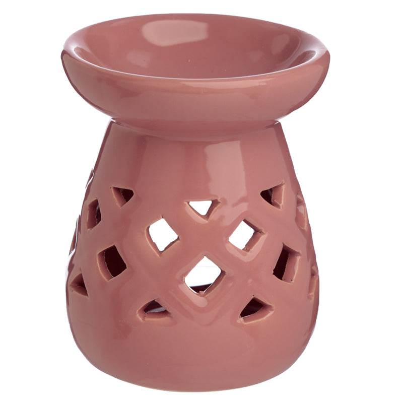 Eden Pastels Cut Out Lattice Ceramic Oil & Wax Melt Burner - Gift Arch