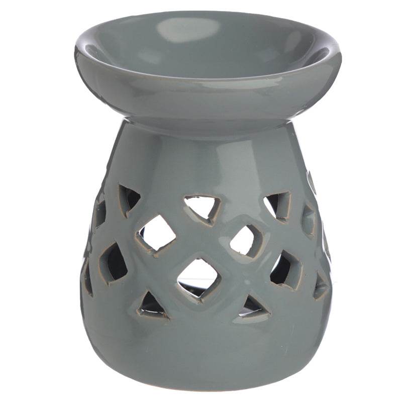 Eden Pastels Cut Out Lattice Ceramic Oil & Wax Melt Burner - Gift Arch