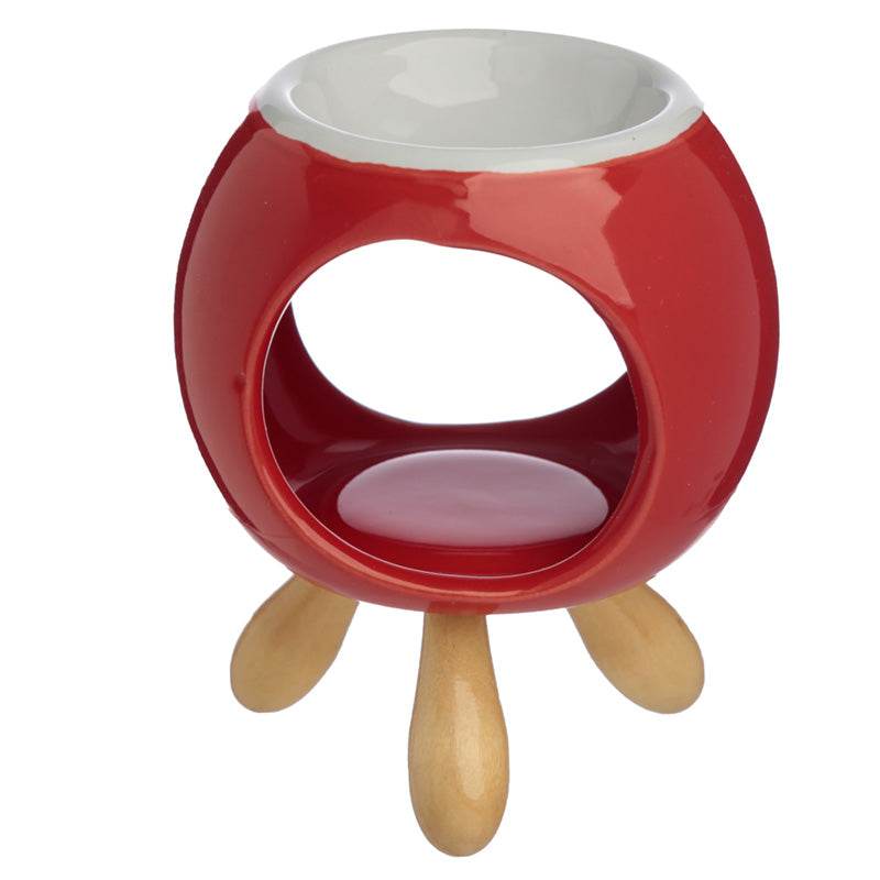 Eden Round Ceramic Oil Burner with Feet - Gift Arch