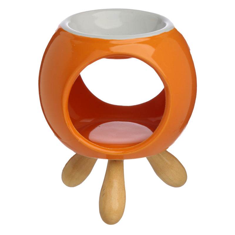 Eden Round Ceramic Oil Burner with Feet - Gift Arch
