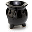 Eden Small Black Cauldron Oil Burner - Gift Arch