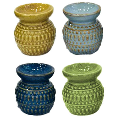 Eden Small Dotty Embossed Oil Burner - Gift Arch