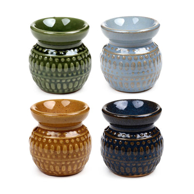 Eden Small Dotty Embossed Oil Burner - Gift Arch