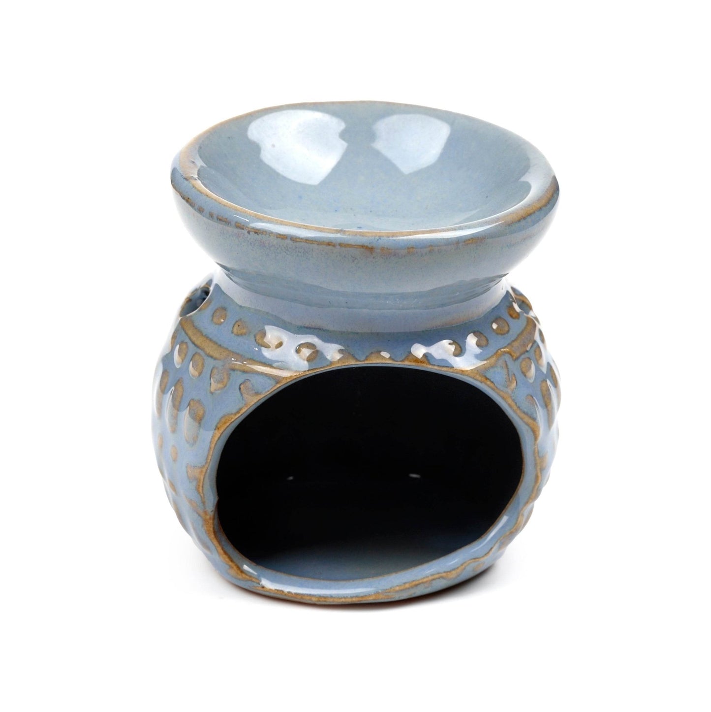 Eden Small Dotty Embossed Oil Burner - Gift Arch