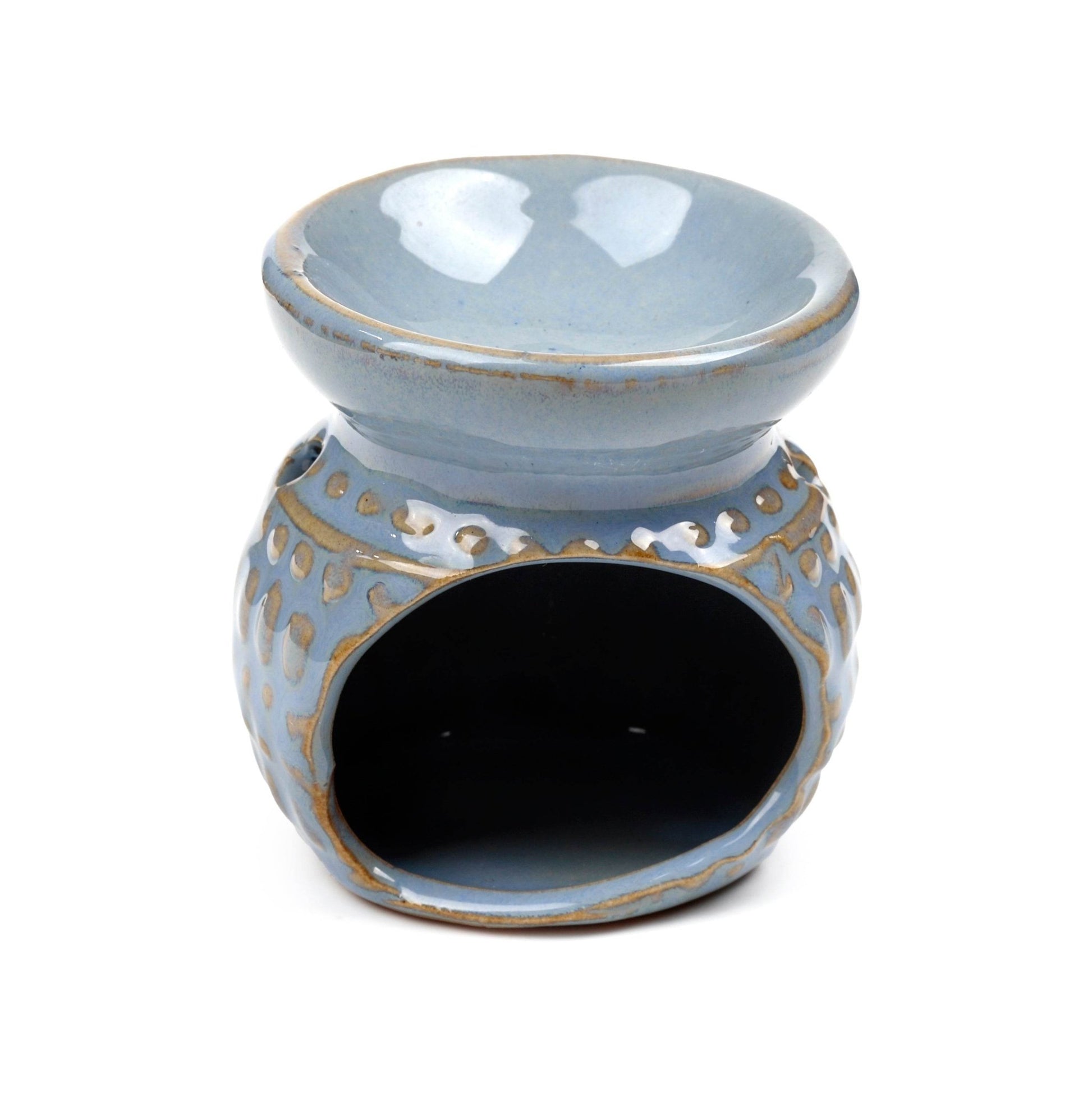 Eden Small Dotty Embossed Oil Burner - Gift Arch