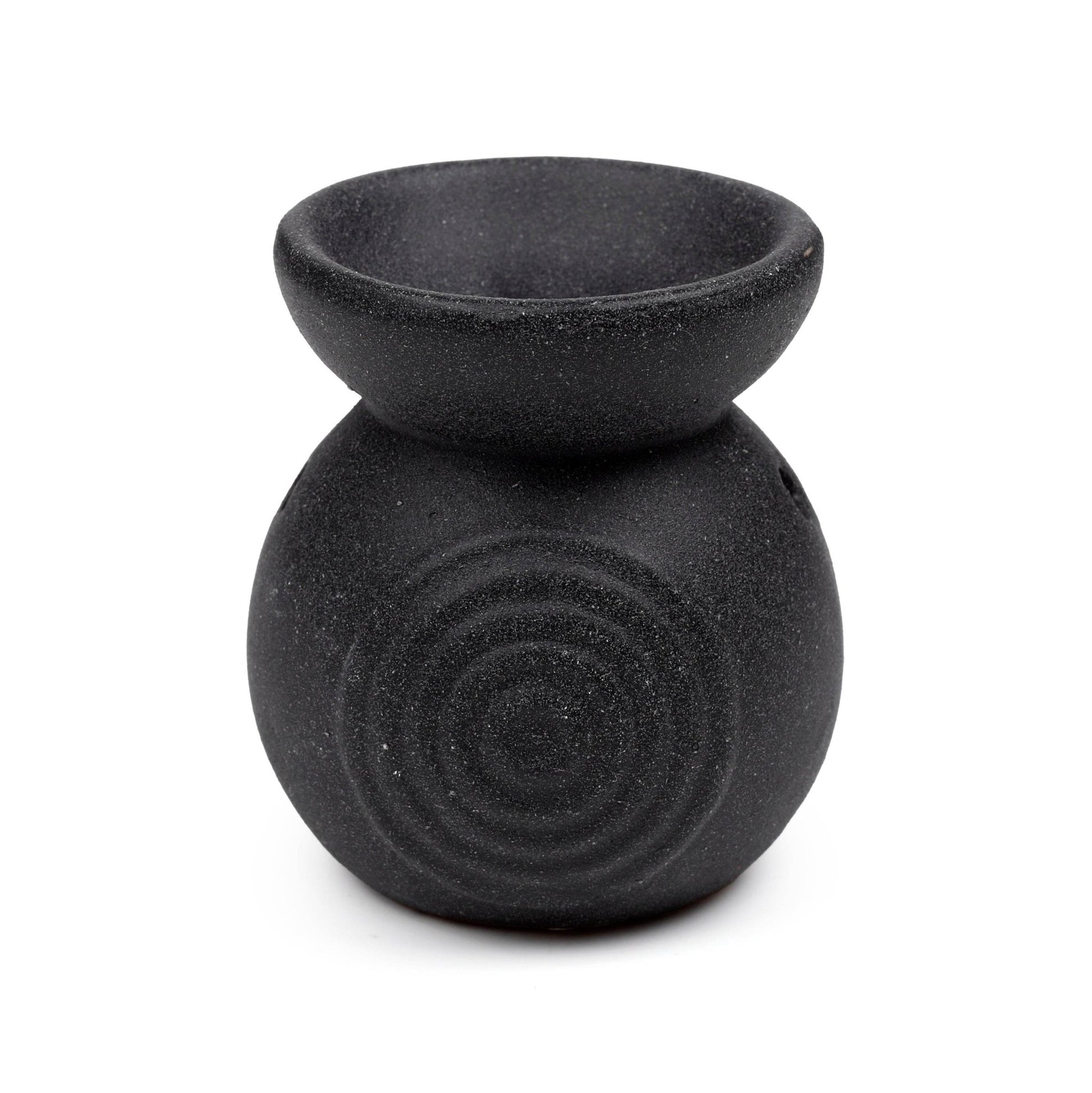 Eden Small Speckled Spiral Embossed Oil Burner - Gift Arch