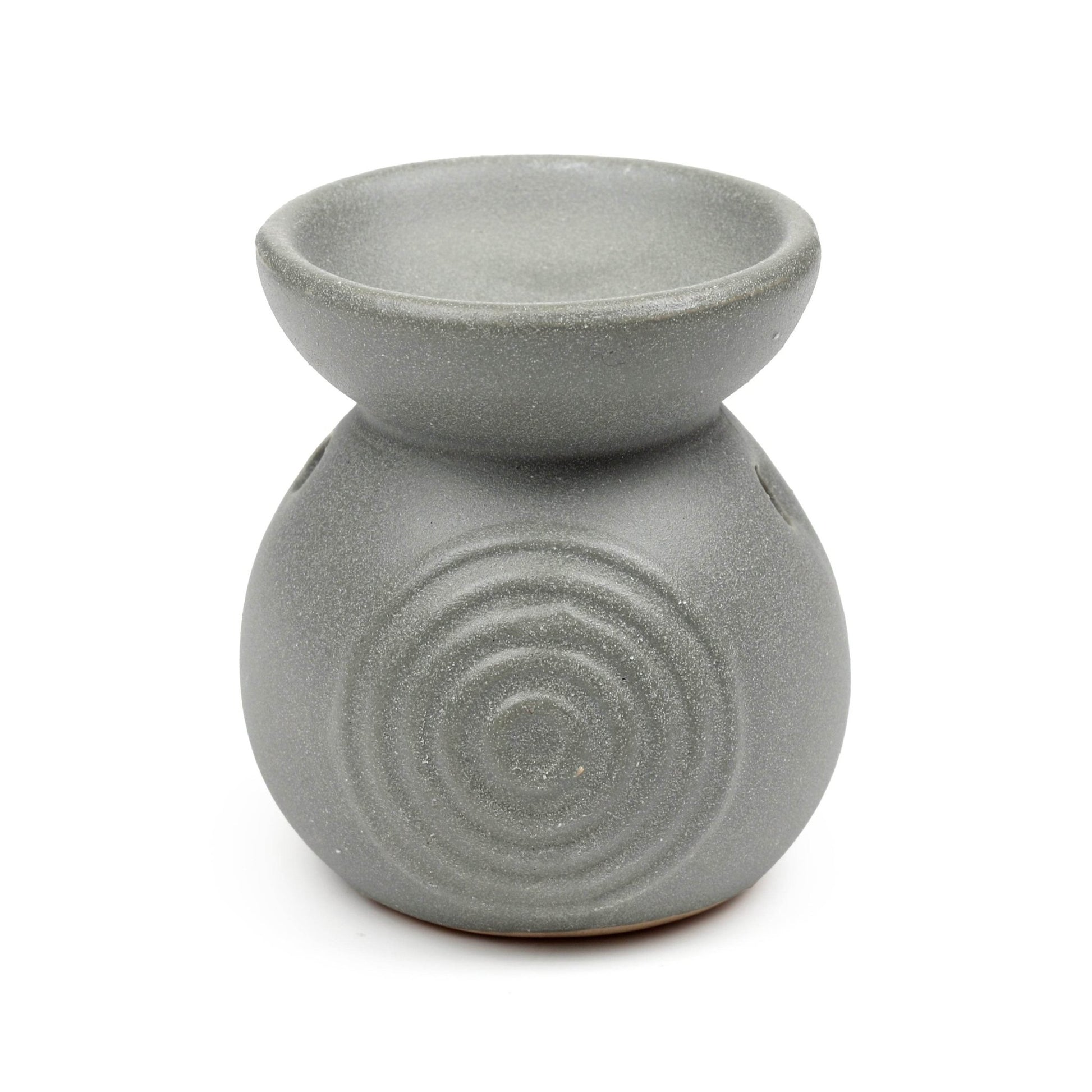 Eden Small Speckled Spiral Embossed Oil Burner - Gift Arch