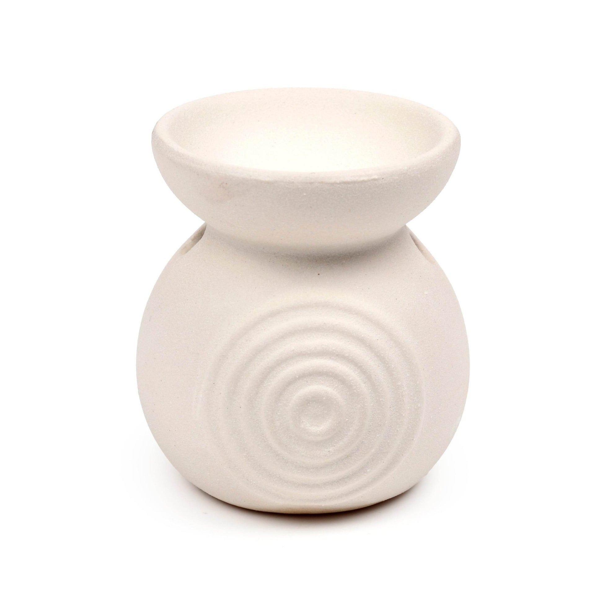 Eden Small Speckled Spiral Embossed Oil Burner - Gift Arch