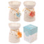 Eden Speckled Cream Ceramic Oil & Wax Melt Burner with Flower - Gift Arch