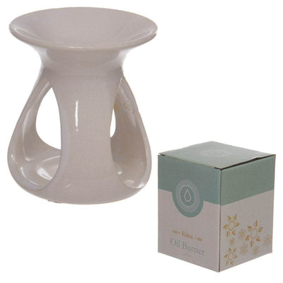 Eden White Tear Drop Ceramic Oil & Wax Melt Burner - Gift Arch