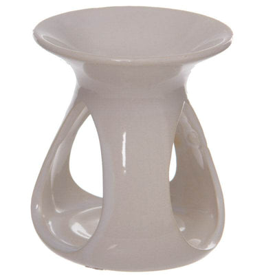 Eden White Tear Drop Ceramic Oil & Wax Melt Burner - Gift Arch