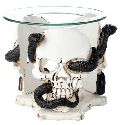 Skull & Serpent Resin Oil & Wax Melt Burner - Gift Arch