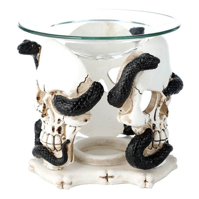 Skull & Serpent Resin Oil & Wax Melt Burner - Gift Arch