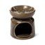 Small Ceramic Eden Oil Burner with Heart Pattern - Gift Arch