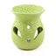 Small Textured Ceramic Oil Burners with Cut Out Pattern - Gift Arch
