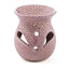 Small Textured Ceramic Oil Burners with Cut Out Pattern - Gift Arch