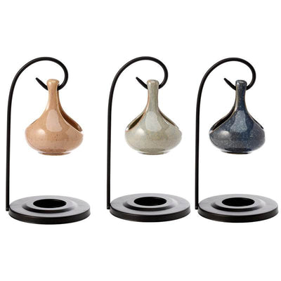 Teardrop Shape Hanging Oil Burner with Stand - Gift Arch