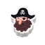 Jolly Roger Pirates 3 Piece Eraser Set - Gift Arch