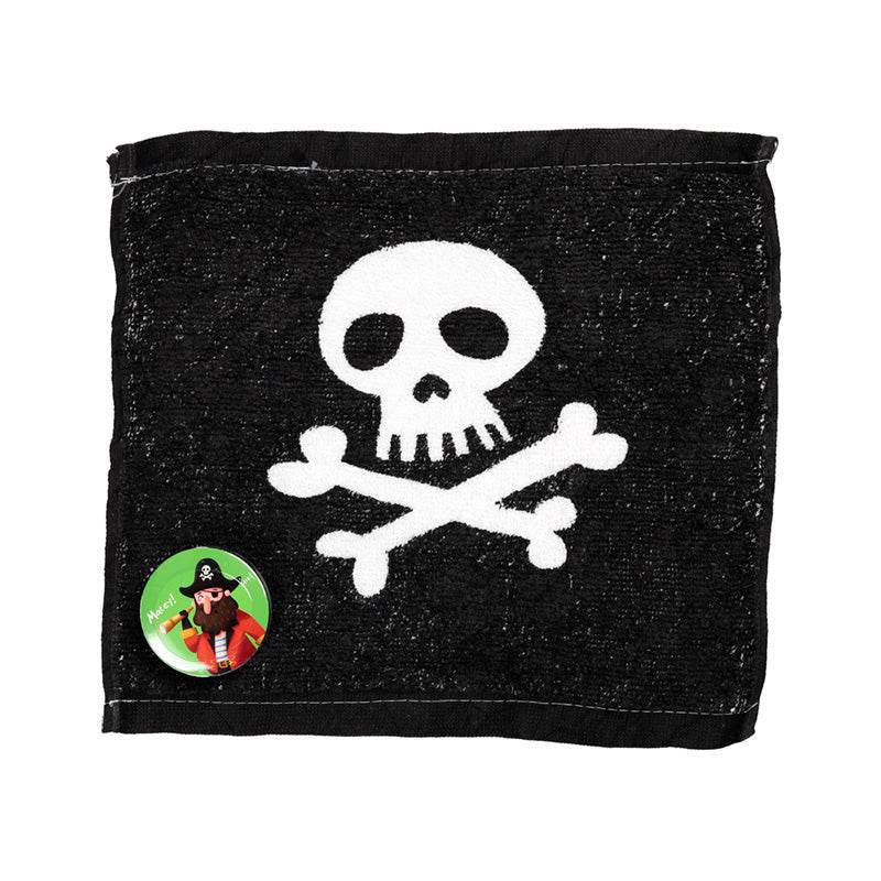 Jolly Rogers Pirate Compressed Travel Towel - Gift Arch