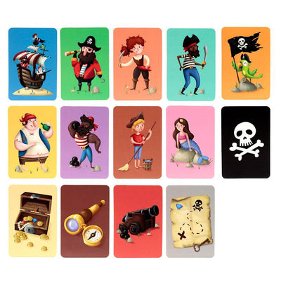Jolly Rogers Pirates Kids Memory Card Set - Gift Arch