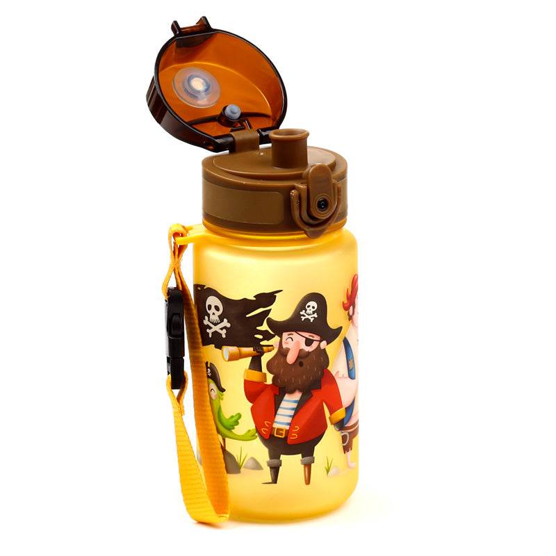 Jolly Rogers Pirates Pop Top 350ml Shatterproof Children's Bottle - Gift Arch