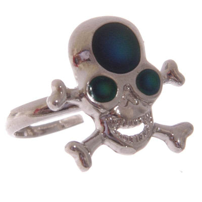 Skull & Cross Bone Mood Ring - Gift Arch