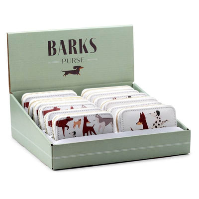 Barks Dog Zip Around Small Wallet Purse - Gift Arch
