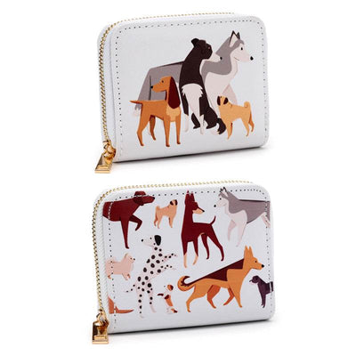 Barks Dog Zip Around Small Wallet Purse - Gift Arch