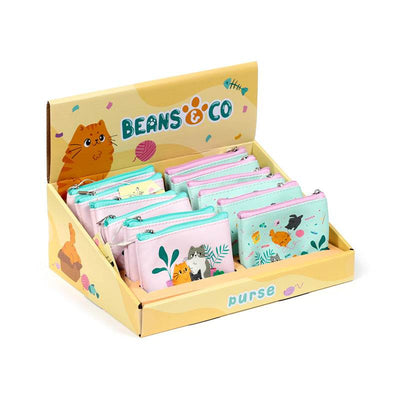 Beans & Co Cats PVC Purse - Gift Arch