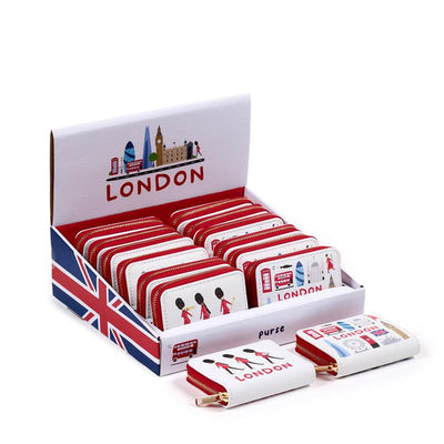 London Souvenir Zip Around Small Wallet Purse - Gift Arch
