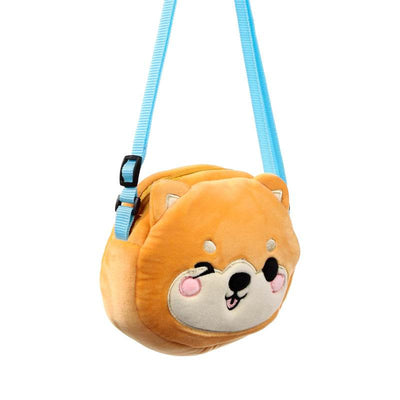 Shuggs the Shiba Inu Adoramals Crossbody Plush Shoulder Bag - Gift Arch