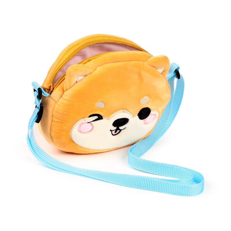 Shuggs the Shiba Inu Adoramals Crossbody Plush Shoulder Bag - Gift Arch