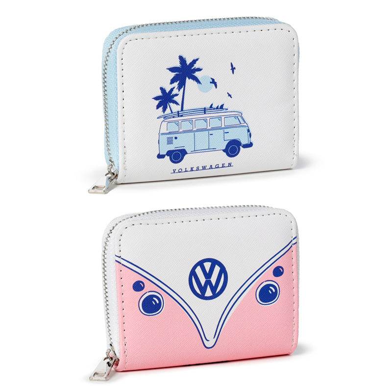 Volkswagen VW T1 Camper Bus Explore More Zip Around Small Wallet Purse - Gift Arch