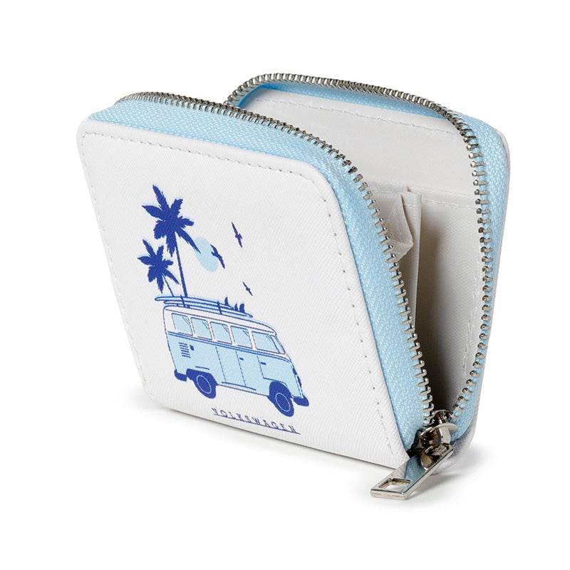 Volkswagen VW T1 Camper Bus Explore More Zip Around Small Wallet Purse - Gift Arch