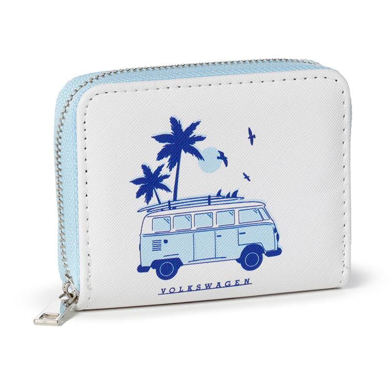 Volkswagen VW T1 Camper Bus Explore More Zip Around Small Wallet Purse - Gift Arch