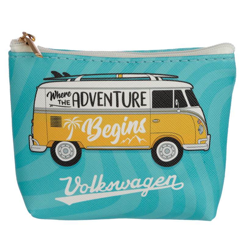Volkswagen VW T1 Camper Bus Surf & Summer PVC Purse - Gift Arch