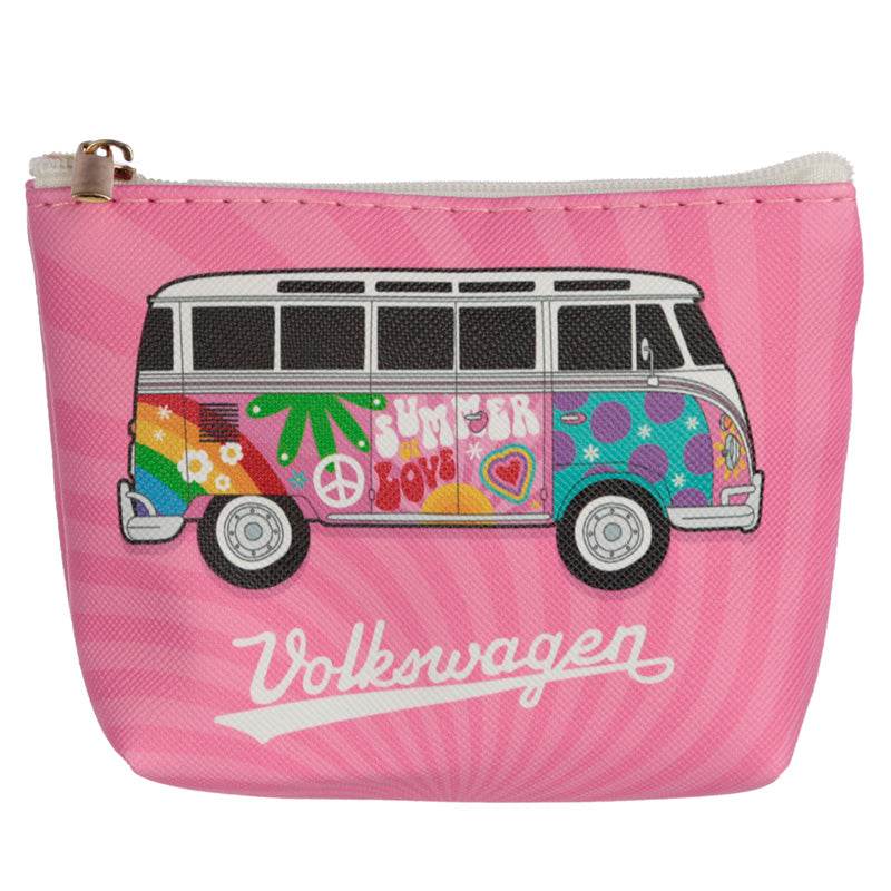 Volkswagen VW T1 Camper Bus Surf & Summer PVC Purse - Gift Arch