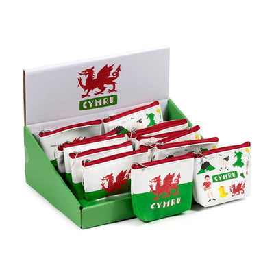 Welsh Dragon Wales (Cymru) Souvenir PVC Purse - Gift Arch