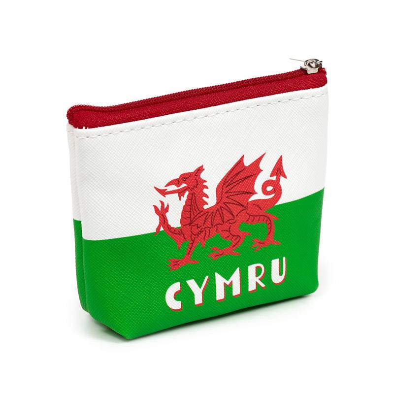 Welsh Dragon Wales (Cymru) Souvenir PVC Purse - Gift Arch