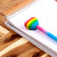 Rainbow Heart Pencil & Eraser Topper - Gift Arch