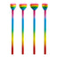 Rainbow Heart Pencil & Eraser Topper - Gift Arch
